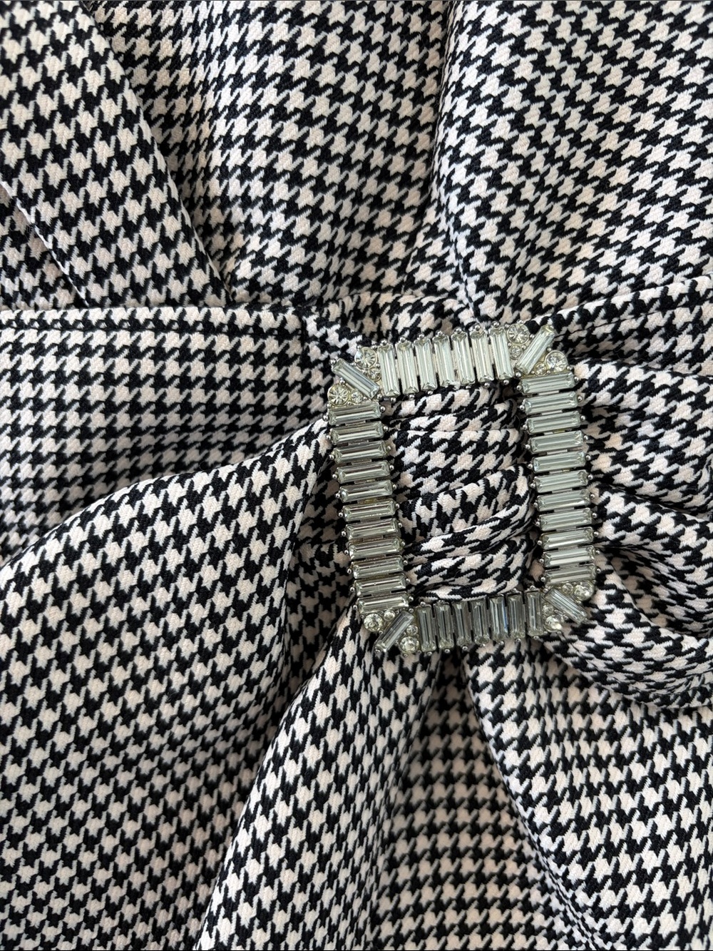 ZARA HOUNDSTOOTH MINI BLAZER DRESS - Picture 7 of 8